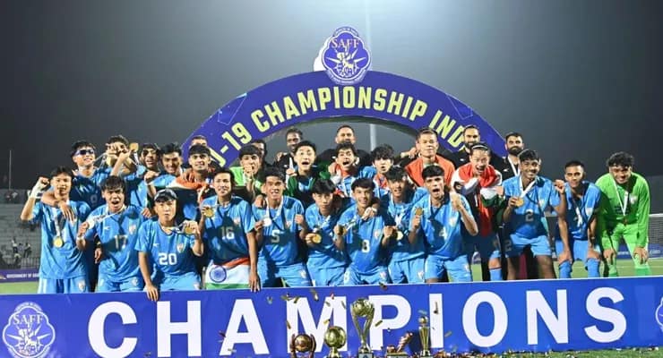 অনূর্ধ্ব-১৯ স্যাফ চ্যাম্পিয়ন ভারত