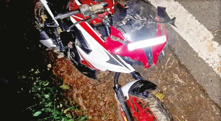 গাছে ধাক্কা বাইকের তিন যুবকের মৃত্যু