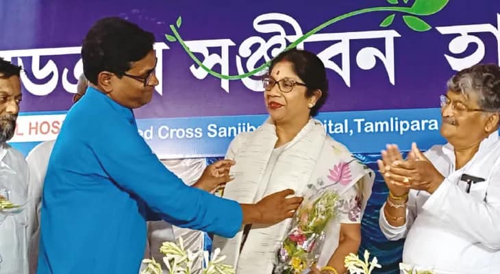 হাসপাতাল উদ্বোধন মন্ত্রী শশী পাঁজার