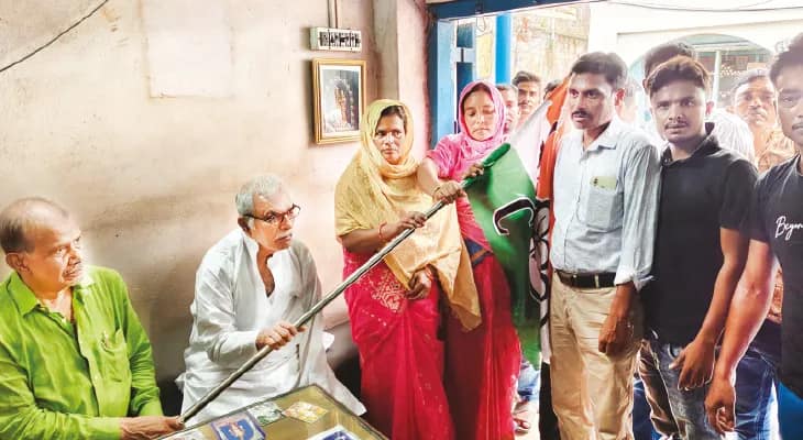 নবদ্বীপে সিপিএম পঞ্চায়েত সদস্যদের যোগদান তৃণমূলে