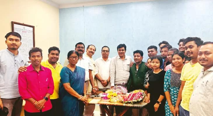 তমলুকে সদ্য দায়িত্বপ্রাপ্ত নেতাদের শুভেচ্ছা জানাল টিএমসিপি