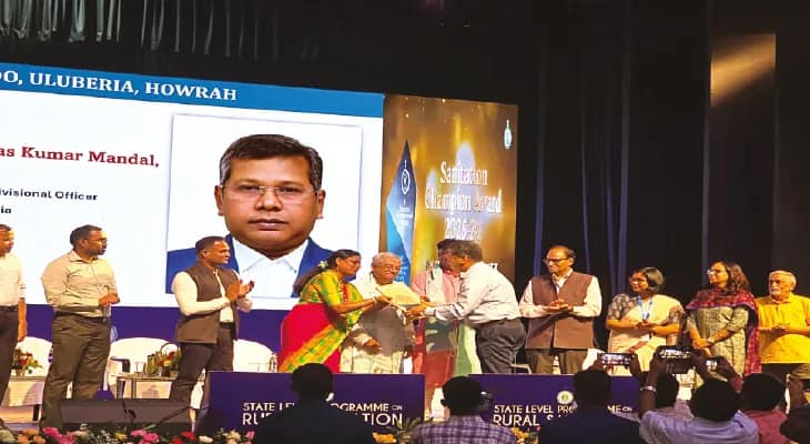 স্যানিটেশন, কঠিন বর্জ্য নিষ্কাশন ব্যবস্থাপনা  প্রকল্পে রাজ্যের সেরা উলুবেড়িয়া মহকুমা