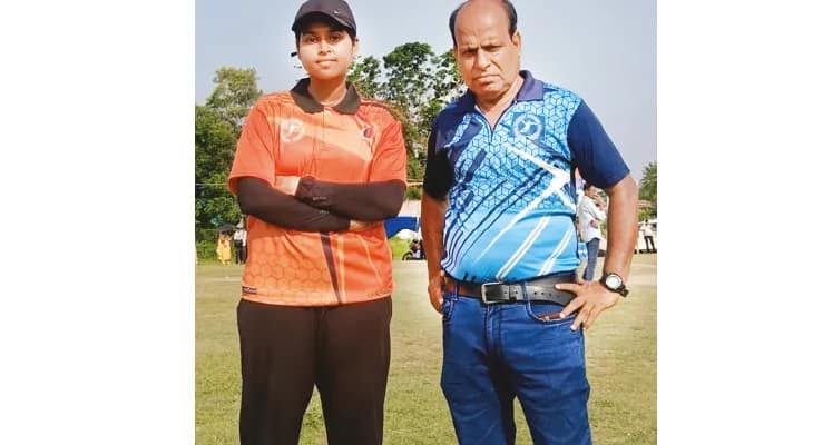শত অভাব সত্ত্বেও লক্ষ্যে অবিচল রাজ্য হ্যান্ডবল দলের সদস্য সানিয়া