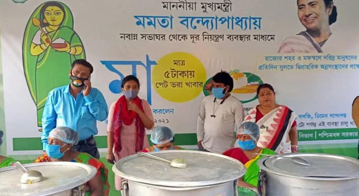 বাঁশবেড়িয়ার দু’টি মা ক্যান্টিন পরিদর্শনে ইউনেস্কোর প্রতিনিধি