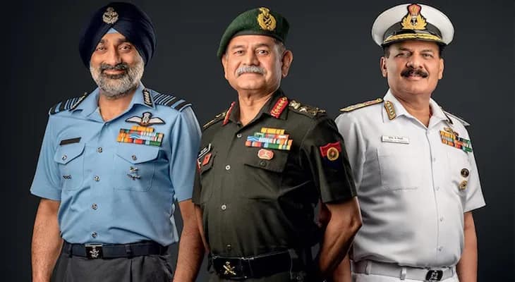 একই সঙ্গে কাজ করবে ভারতীয় সেনার স্থল-বায়ু ও নৌবাহিনী, জানাল কেন্দ্রীয় সরকার