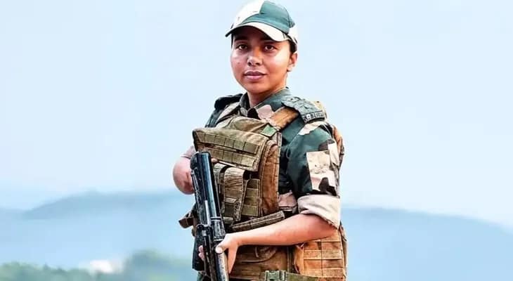 সাহসিকতার পুরস্কার পেলেন বিএসএফ অফিসার নেহা