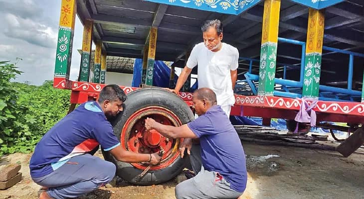 বোয়িং ৭৪৭-এর বদলে সুখোই-৩০, এবার নতুন চাকা ইসকন কলকাতার রথে