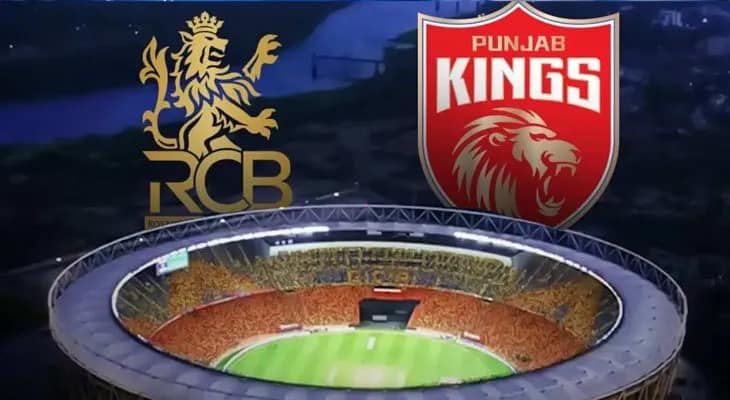 আইপিএল (ফাইনাল): ৬ ওভার শেষে আরসিবি-র বিপক্ষে পাঞ্জাব ৫২/১ (৬ ওভার), টার্গেট ১৯১