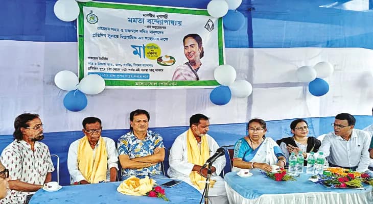 মূল্যবৃদ্ধির বাজারে শ্রমিকদের জন্য শিল্পতালুকে মা ক্যান্টিন পুরসভার