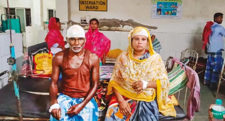 বাড়ির সীমানা নিয়ে বিবাদ, জখম একই পরিবারের পাঁচজন