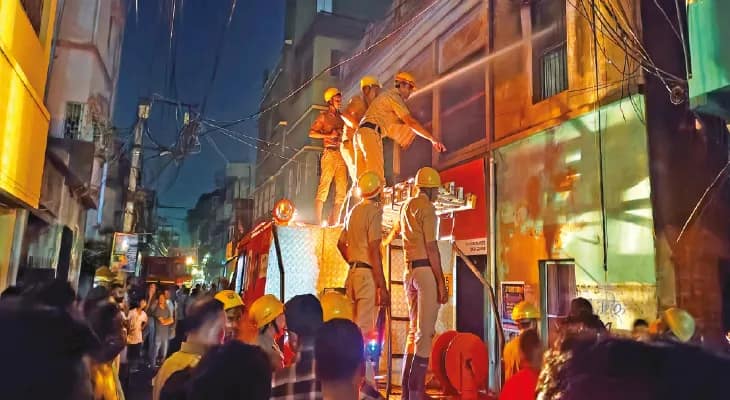 বাড়িতে আগুন লাগালো মানসিক রোগগ্রস্ত ছেলে, রক্ষা পেলেন বৃদ্ধা