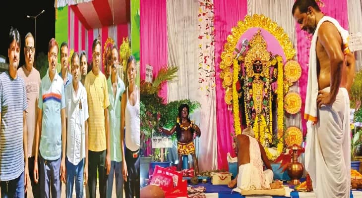 দাঁতনে দুর্ঘটনা কমাতে ফের কালীপুজো