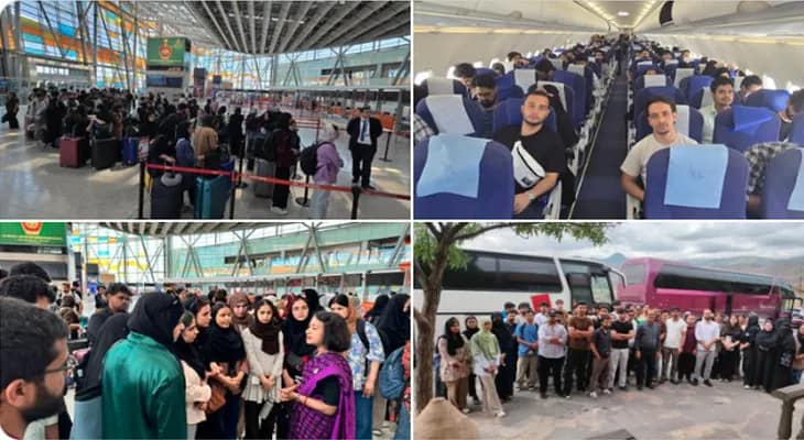 অপারেশন সিন্ধু: প্রথম দফায় ১১০ জন ভারতীয় পড়ুয়াকে ইরান থেকে আর্মেনিয়া হয়ে নয়াদিল্লিতে নিয়ে আসা হচ্ছে