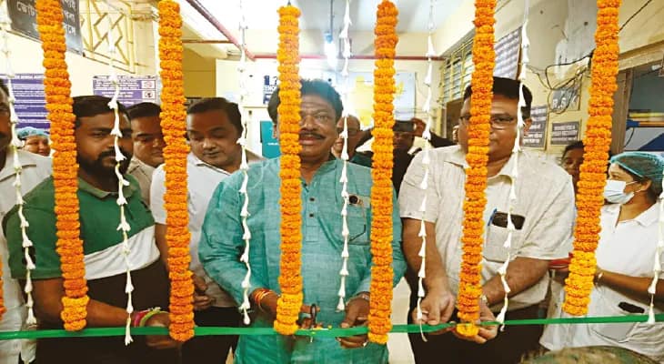 উদয়নারায়ণপুর হাসপাতালের ইমার্জেন্সি বিভাগে বসল এসি