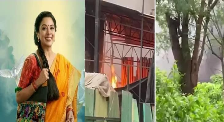 ‘অনুপমা’র শ্যুটিং ফ্লোরে অগ্নিকাণ্ড, হতাহতের খবর নেই