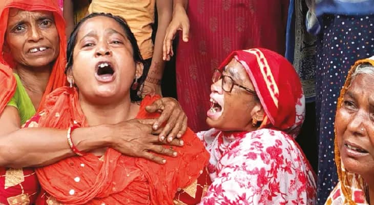 বোমার ঘায়ে বালিকার মর্মান্তিক মৃত্যু, কালীগঞ্জে তৃণমূলের জয়ের আনন্দ ফিকে