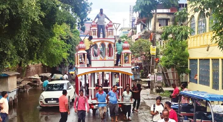 মদনমোহন মন্দিরে এল নতুন রথ