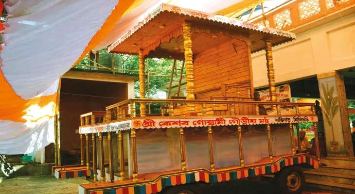 স্বপ্নাদেশ পেয়ে গড়ে ওঠে শিলিগুড়ির গৌড়ীয় মঠ, এবার ৫৬ বছরে রথযাত্রা