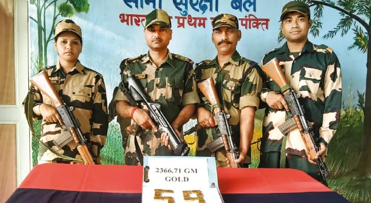 বনগাঁ সীমান্তে দু’দিনেই পাঁচ কোটি টাকার সোনা পাচার রুখল বিএসএফ