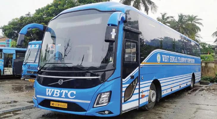 দীঘাগামী ভলভো বাসে ভালো আয় এনবিএসটিসির