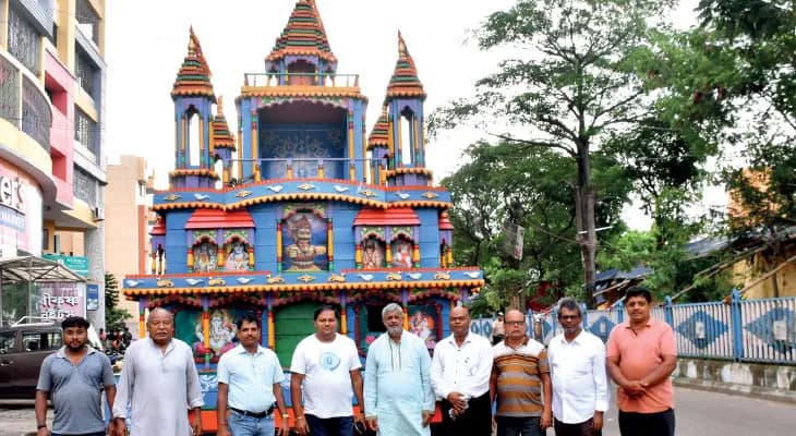 রথযাত্রায় মেতে হলদিয়া টাউনশিপের বাসিন্দারা
