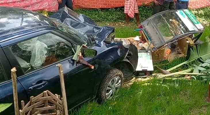 রথযাত্রার দিন জোড়া দুর্ঘটনা, ময়নাগুড়িতে জখম পাঁচ জন