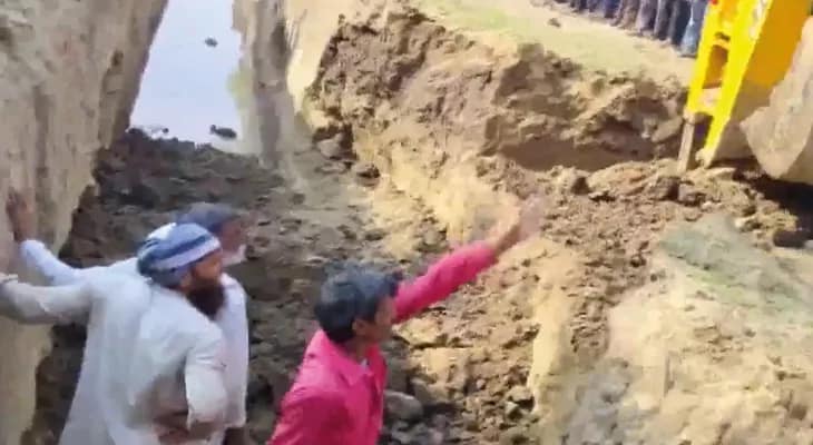 রাজস্থানের ভরতপুরে মাটি ধসে মৃত ৪, জখম ২
