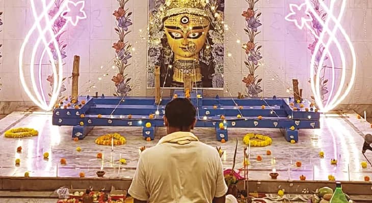 রথযাত্রায় কাঠামো পুজোর মধ্যে দিয়ে জগদ্ধাত্রী আবাহনের সূচনা, উৎসবের আমেজে কৃষ্ণনগর