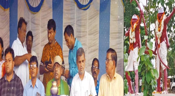 হুল দিবসেই গড়বেতায় সিধো-কানহোর মূর্তি উদ্বোধন, প্রতিশ্রুতি রক্ষা সাংসদের