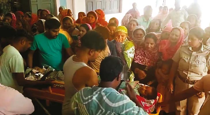 নয়ানজুলিতে পড়ে মৃত্যু দুই শিশুর, শোক