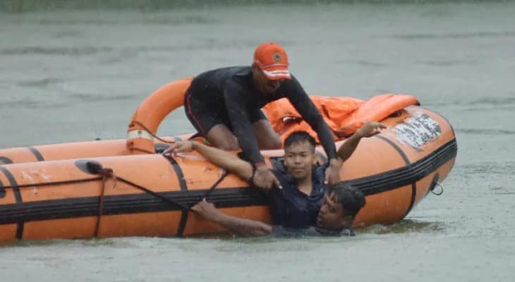 প্রবল বৃষ্টি, দক্ষিণ ত্রিপুরায় বন্যা পরিস্থিতি