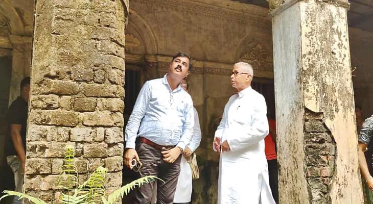 দাঁতনের মনোহরপুর রাজবাড়ি এবং মহাপ্রভু মন্দির পরিদর্শনে রাজ্যের দল