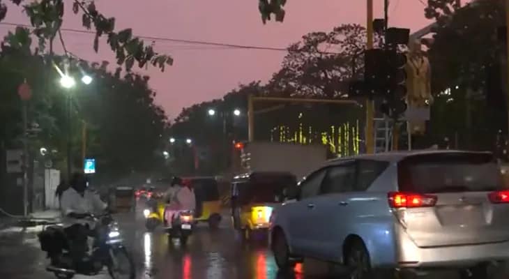 চেন্নাইতে ভারী বৃষ্টি