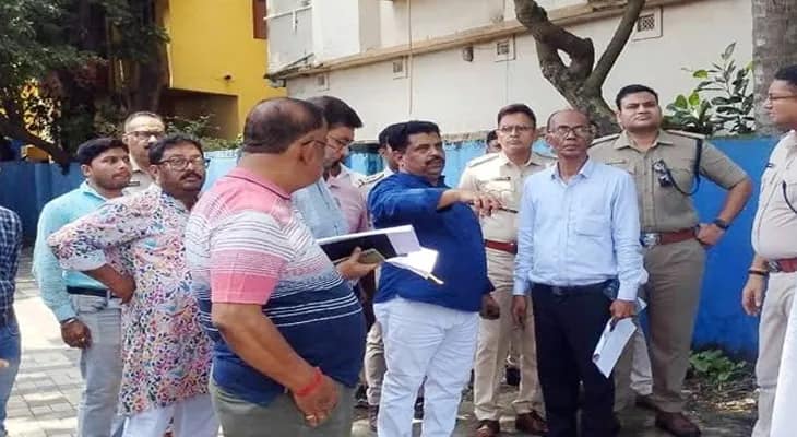 বারাসত স্টেডিয়ামে বকেয়া কাজ পরিদর্শন