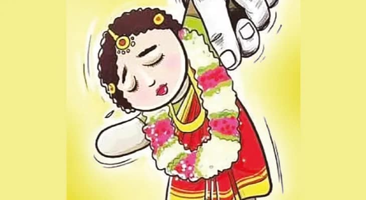 কনের বয়স মাত্র বারো, বিয়ের আসরে পুলিস দেখে বিড়ি ফেলে দৌড় পাত্রের