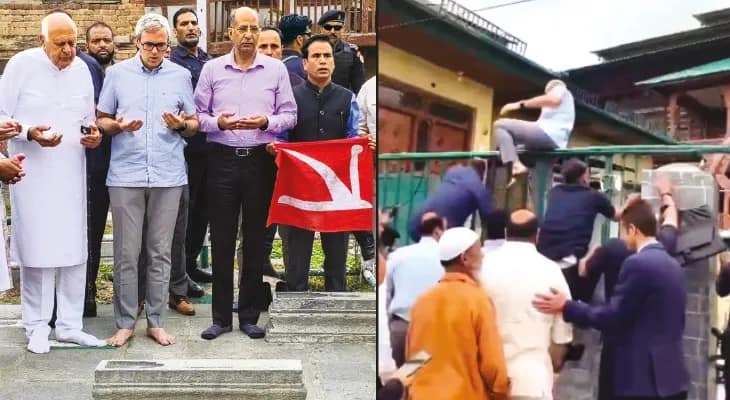 শহিদদের শ্রদ্ধা জানাতে বাধা, পাঁচিল টপকালেন জম্মু-কাশ্মীরের মুখ্যমন্ত্রী, গণতান্ত্রিক অধিকার হরণ, তোপ মমতার