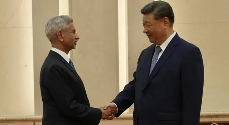 আজ সকালে বেজিংয়ে চীনের প্রেসিডেন্ট শি জিনপিংয়ের সঙ্গে সাক্ষাতে ভারতের বিদেশমন্ত্রী এস জয়শঙ্কর