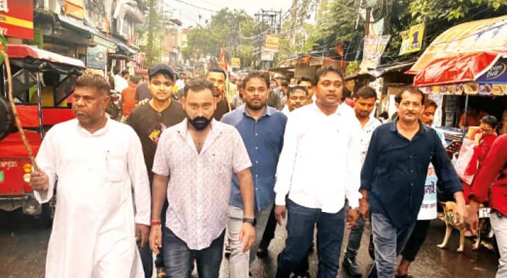 বাঙালিদের হেনস্তার প্রতিবাদে পুরুলিয়ায় তৃণমূলের মিছিল