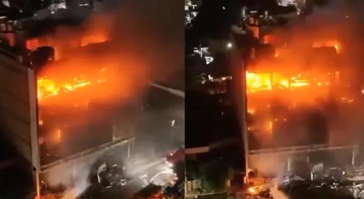 ইরাকের শপিংমলে বিধ্বংসী অগ্নিকাণ্ড! মৃত কমপক্ষে ৫০