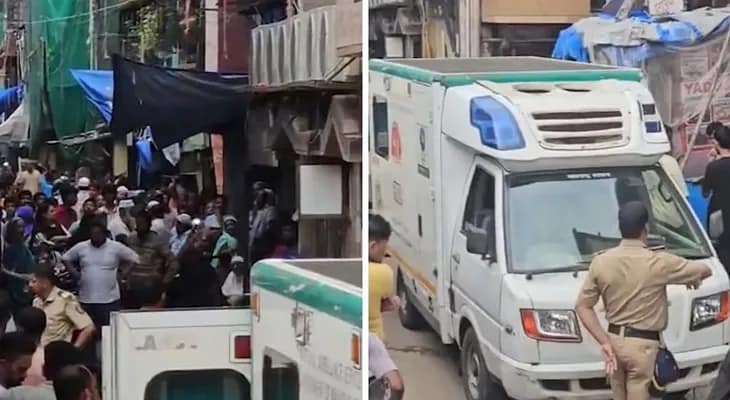 মুম্বইয়ের ভারত নগরে সিলিন্ডার বিস্ফোরণে ভেঙে পড়ল একটি বাড়ির একাংশ, চলছে উদ্ধারকাজ