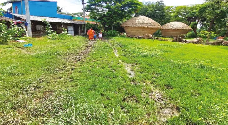 অঙ্গনওয়াড়ি কেন্দ্র যাওয়ার পাকা কোনও রাস্তা নেই, কাদায় সমস্যা