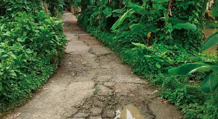 ভগবানপুরে বরোজে রাস্তা বেহাল, ক্ষুব্ধ বাসিন্দারা, জীবনের ঝুঁকি নিয়ে চলাচল, গ্রামে ঢুকতে চায় না অ্যাম্বুলেন্স