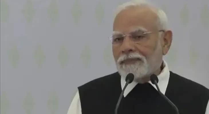 মালদ্বীপের মালেতে বক্তব্য রাখছেন প্রধানমন্ত্রী নরেন্দ্র মোদি