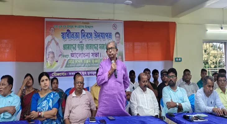 সবংয়ে আমাদের পাড়া আমাদের সমাধান বিষয়ক আলোচনা সভায় মন্ত্রী মানস ভুঁইয়া