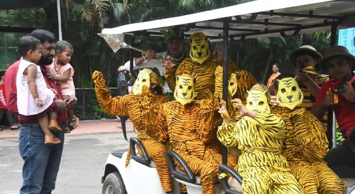 আন্তর্জাতিক ব্যাঘ্র দিবস উপলক্ষ্যে কলকাতার আলিপুর চিড়িয়াখানায় বিশেষ অনুষ্ঠান