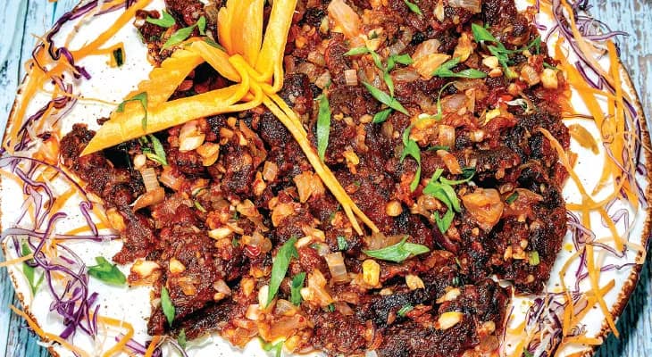 মাংসে ওরিয়েন্টাল স্টাইল