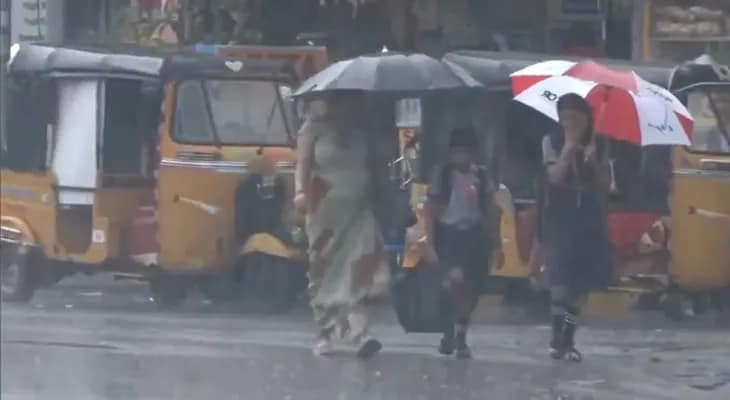 হায়দরাবাদে ভারী বৃষ্টি