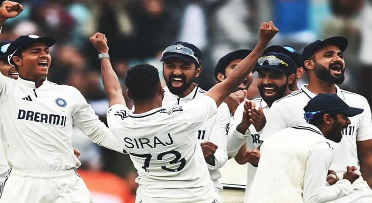 ওভাল টেস্টে ৬ রানে জিতে ইংল্যান্ডের বিরুদ্ধে সিরিজ ২-২ করল ভারত