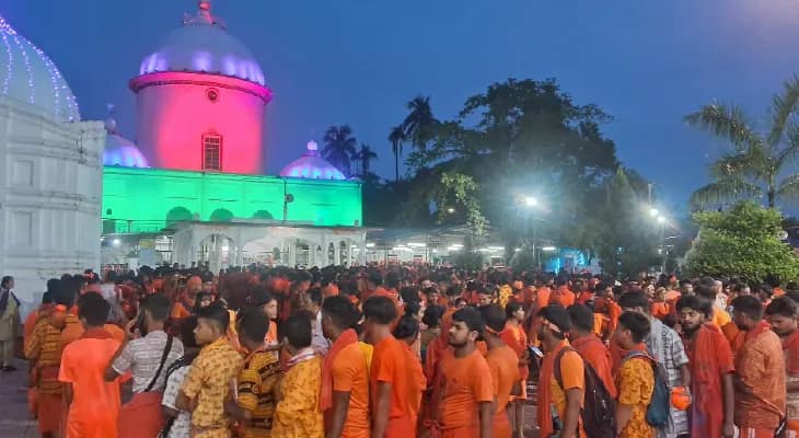 তৃতীয় সপ্তাহের শ্রাবণী মেলায় ৮ লক্ষ পুণ্যার্থী, তিস্তার ঘাটে ভক্তদের থেকে জোর করে টাকা আদায়ের অভিযোগ