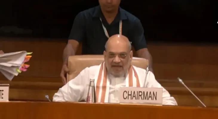 নয়াদিল্লিতে সমন্নয় মন্ত্রকের বৈঠকে কেন্দ্রীয় স্বরাষ্ট্রমন্ত্রী অমিত শাহ